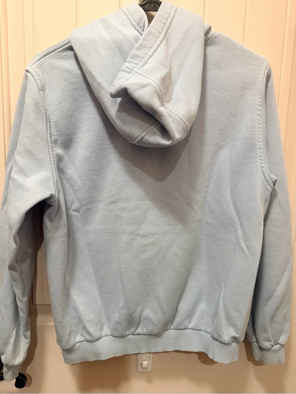 Nike Kid’s Pale Blue Pullover Hoodie with White Swoosh